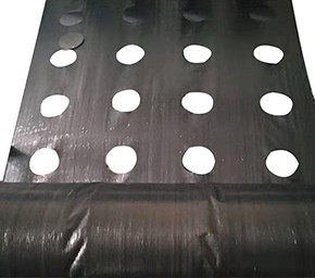打孔防草布