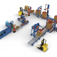 缠膜打带一体机