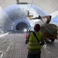 城开隧道施工现场