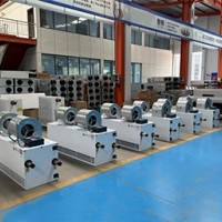 离心式热空气幕